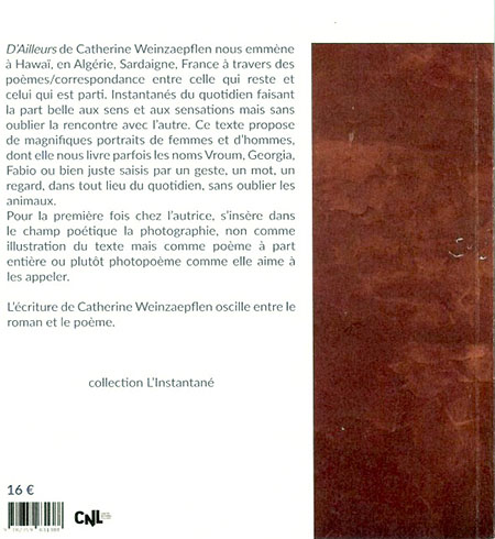 [Chronique] Carole Darricarrère, Esquisses, ambiances, lignes de temps... (à propos de Catherine Weinzaepflen, D'ailleurs)