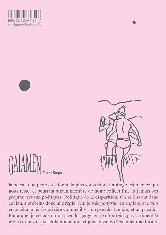 [Chronique] François Crosnier, Experiment/sortilège ou Un bien curieux livre (à propos de Vincent Broqua, GAIAMEN)