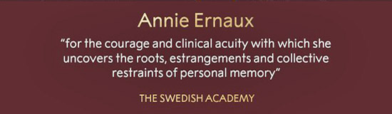 [News – livre] Annie Ernaux : du Cahier de l’Herne au prix Nobel
